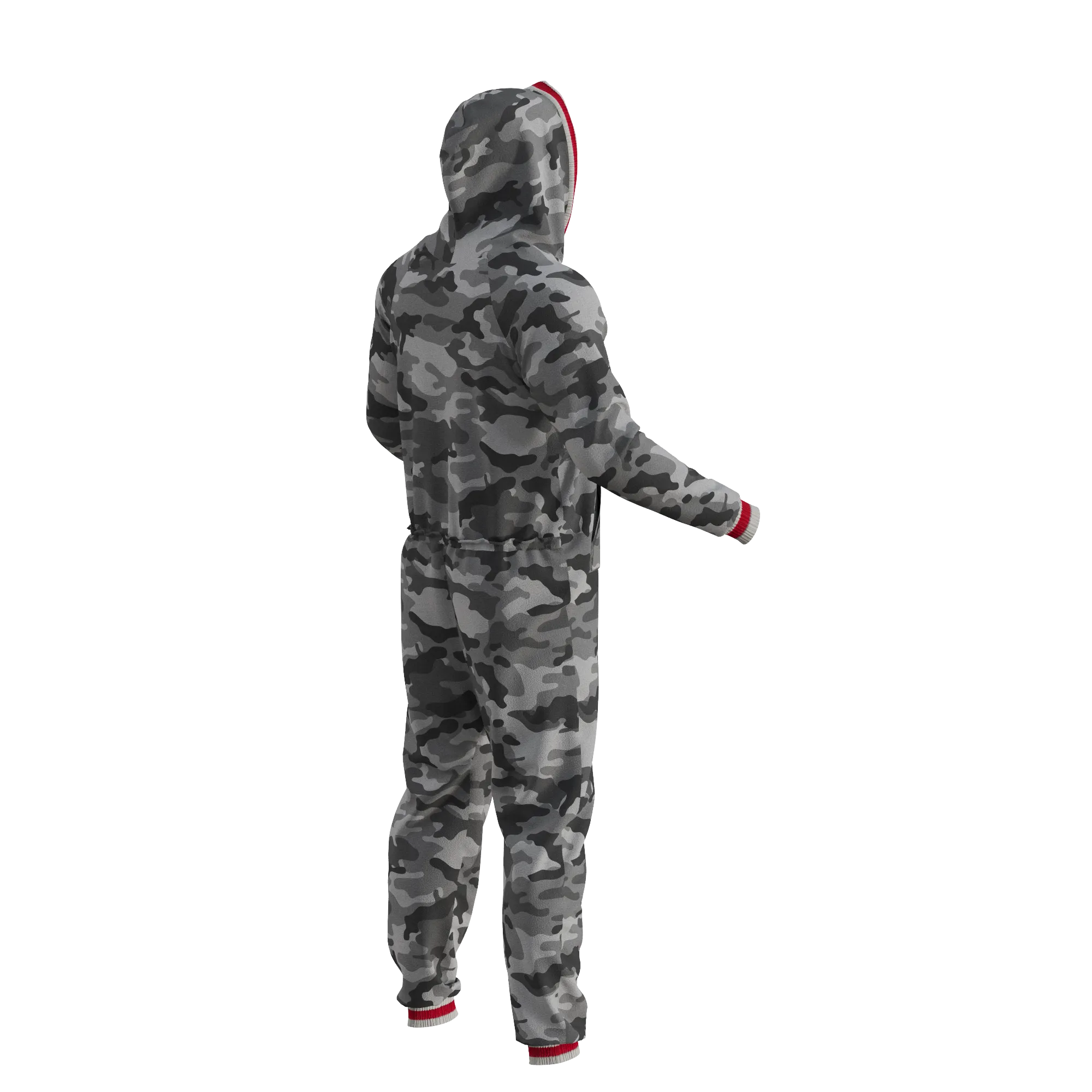 Pook Onesie - Camo Grey (Adult Unisex)