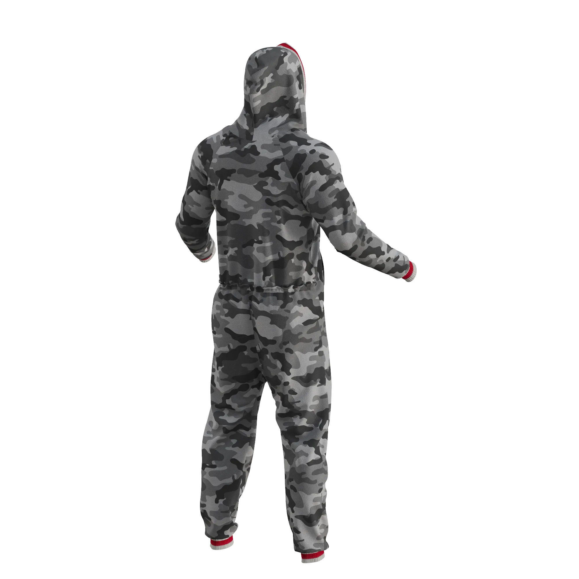 Pook Onesie - Camo Grey (Adult Unisex)