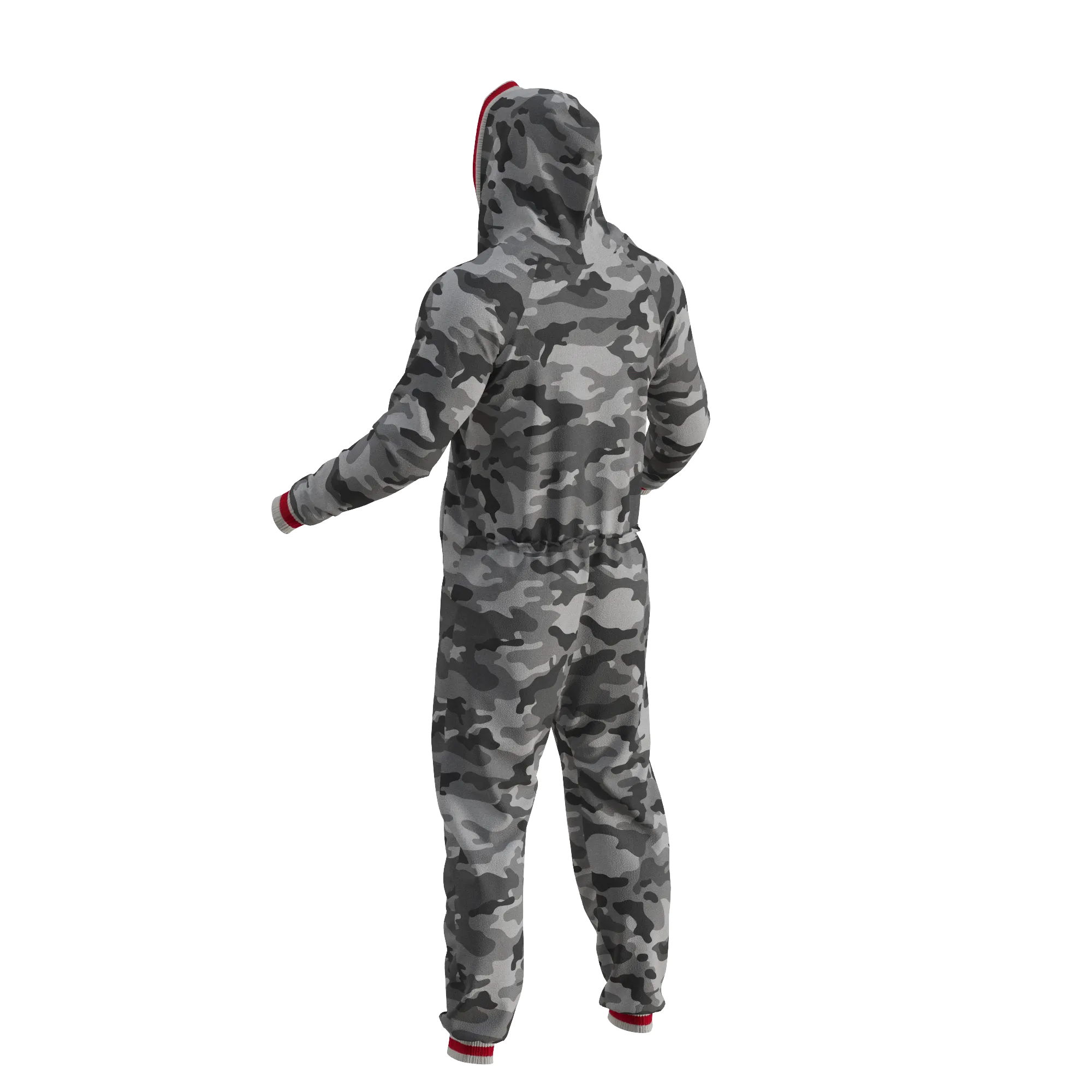 Pook Onesie - Camo Grey (Adult Unisex)