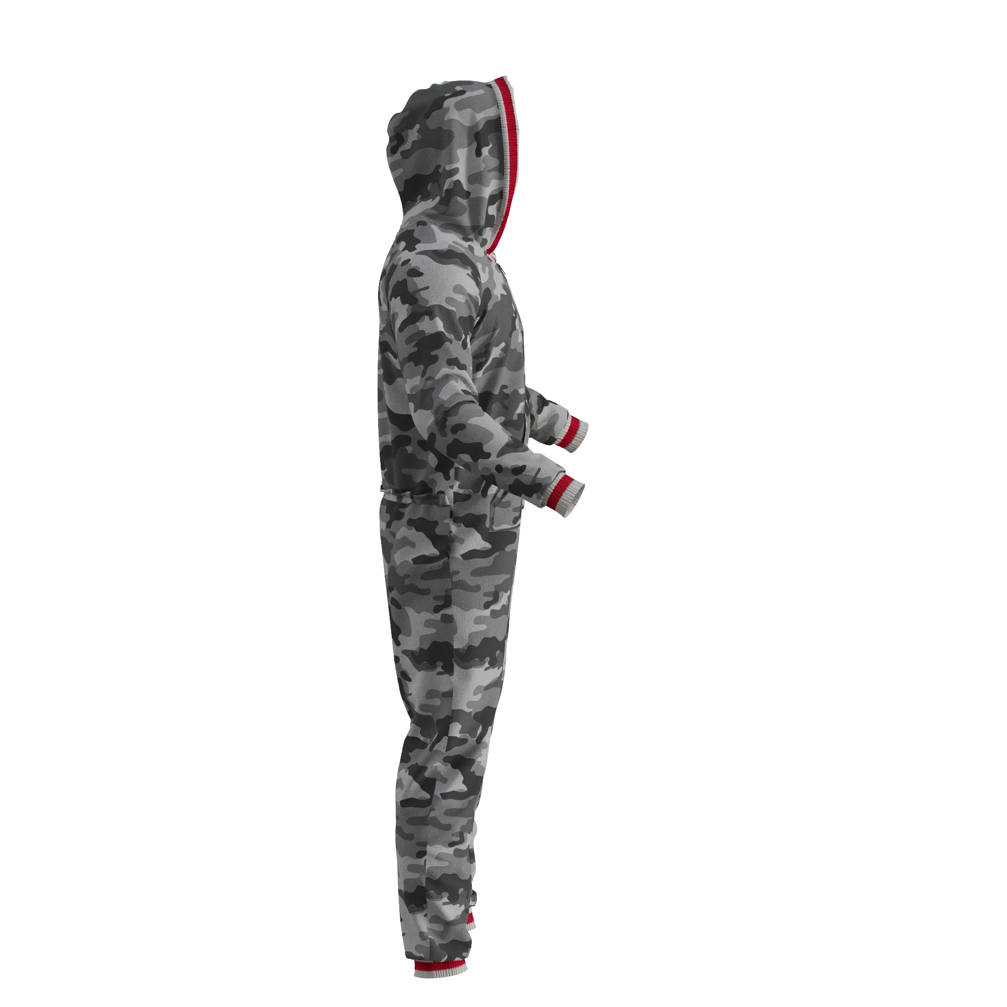 Pook Onesie - Camo Grey (Adult Unisex)