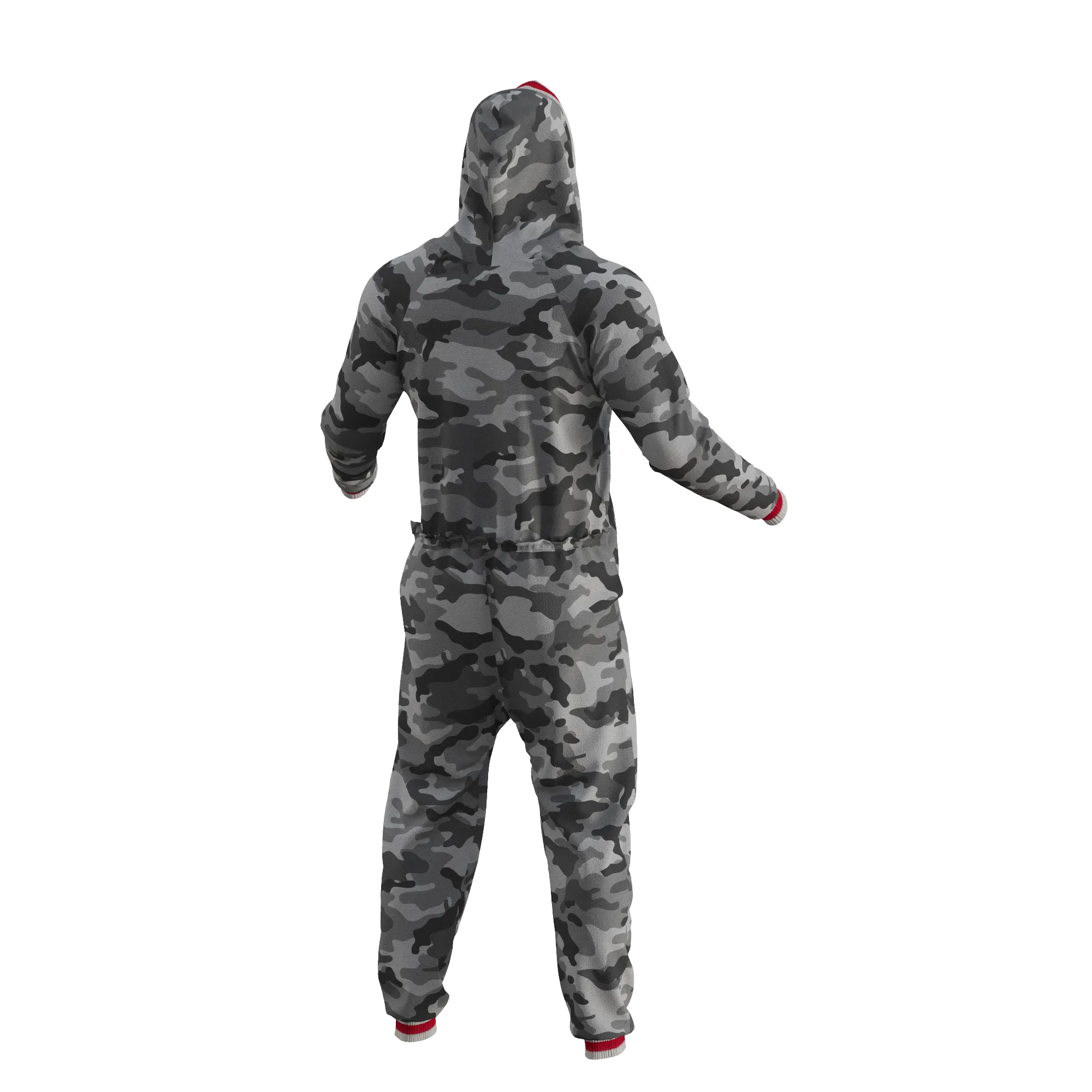 Pook Onesie - Camo Grey (Adult Unisex)