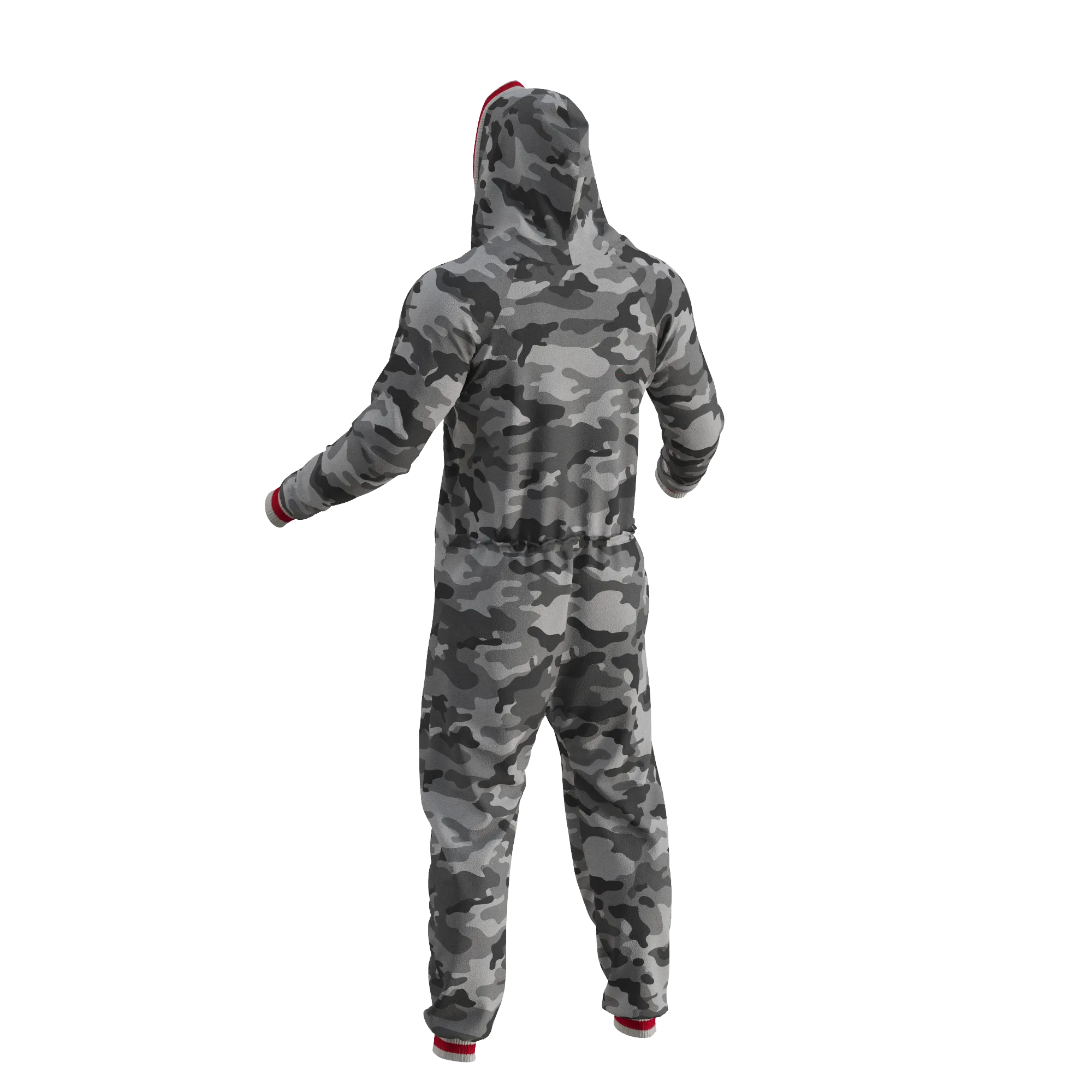 Pook Onesie - Camo Grey (Adult Unisex)