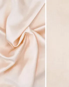 Pretty Blush Pink Cotton Silk Sateen Fabric 43"