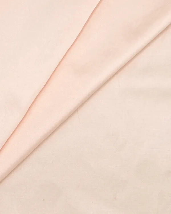 Pretty Blush Pink Cotton Silk Sateen Fabric 43"