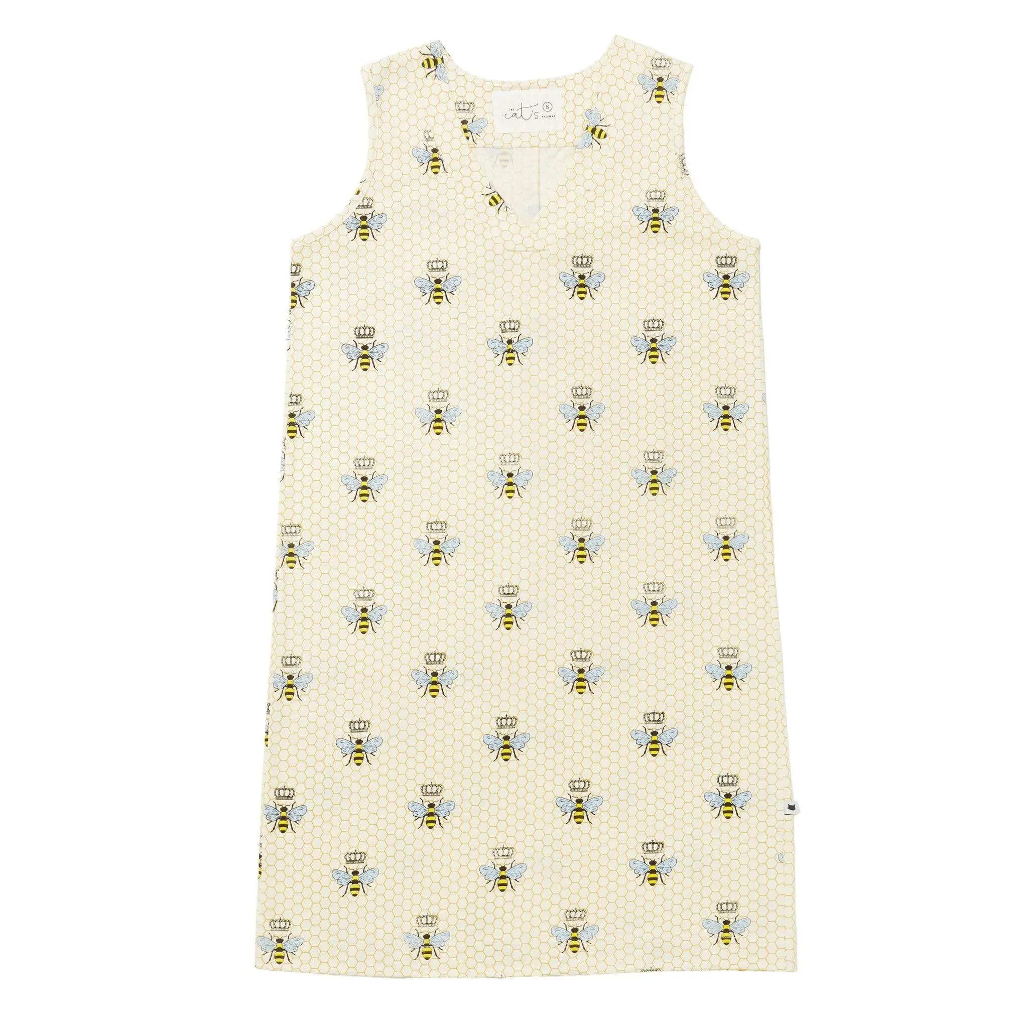 Queen Bee Pima Knit Nightgown - Honey