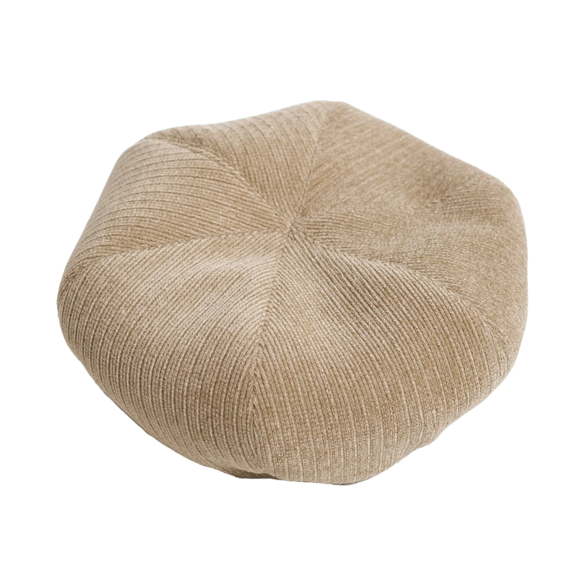 "Velvet Cloud" Beret Hat - Ecru