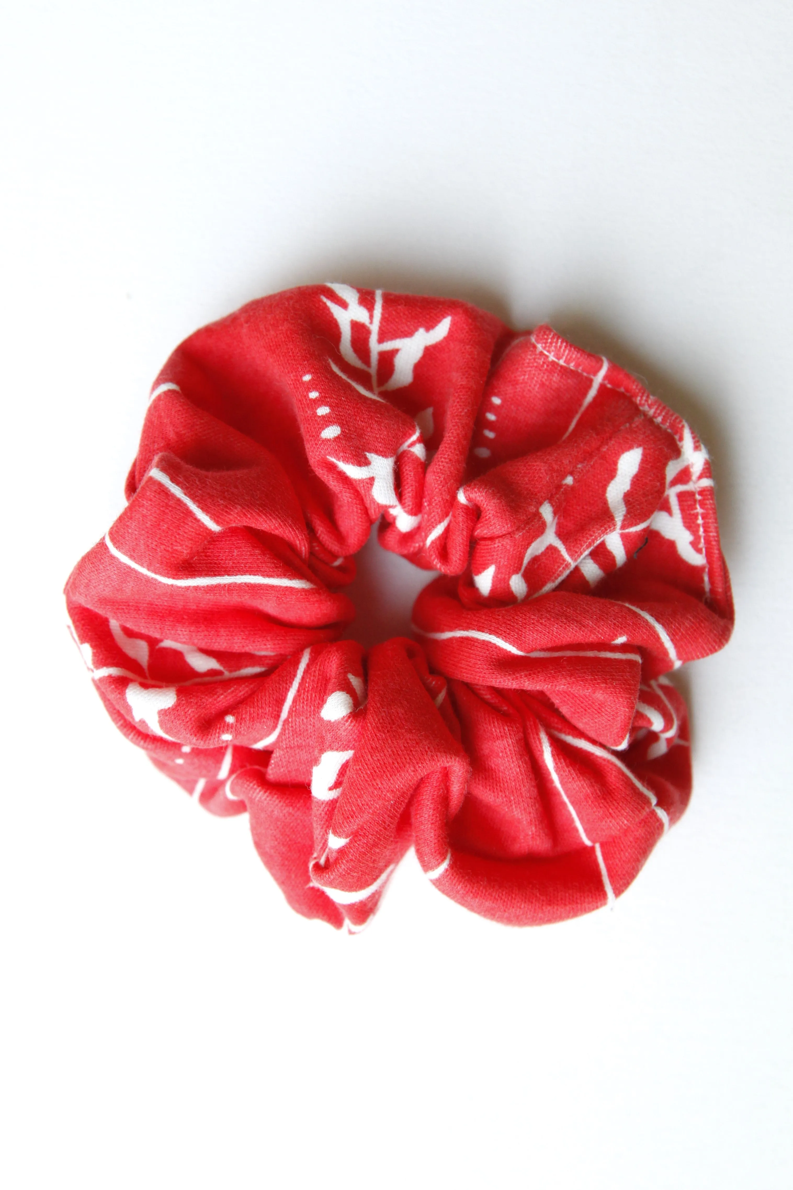 Salvaged Cotton Scrunchies