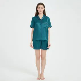 Silk Pajamas Shorts Set for Women silk pajamas nightwear