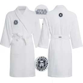 Star Wars Winter Bathrobe White Coral Velvet Pajamas Cosplay Costume For Adults