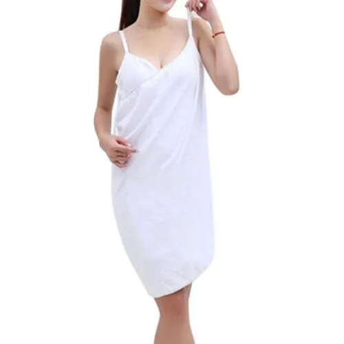 Summer new thin bath towel ice silk sling nightdress tube top bath skirt beach towel women