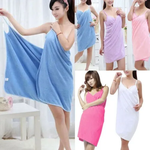 Summer new thin bath towel ice silk sling nightdress tube top bath skirt beach towel women