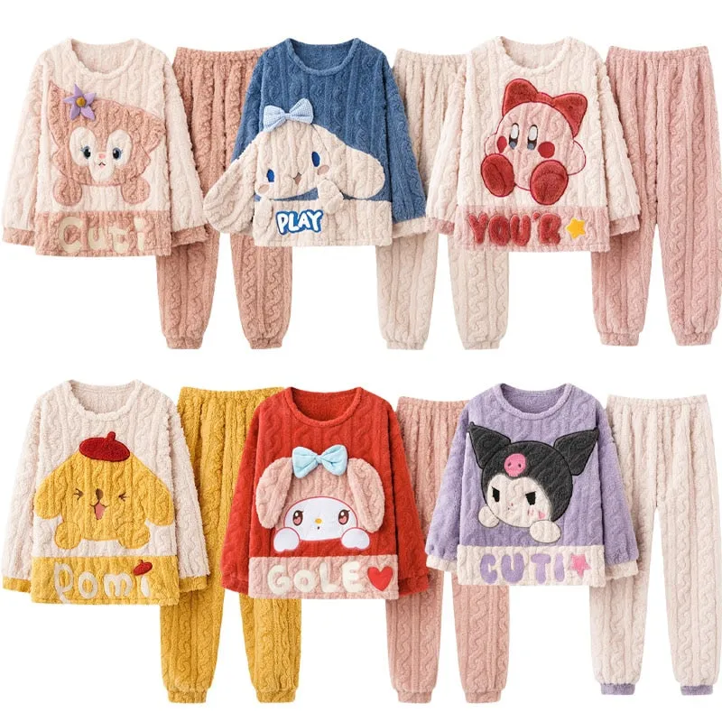 Thick Knit Kawaii Pajama Sets