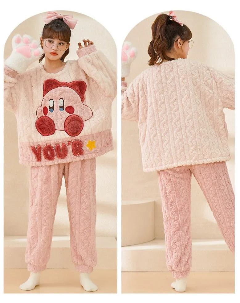 Thick Knit Kawaii Pajama Sets