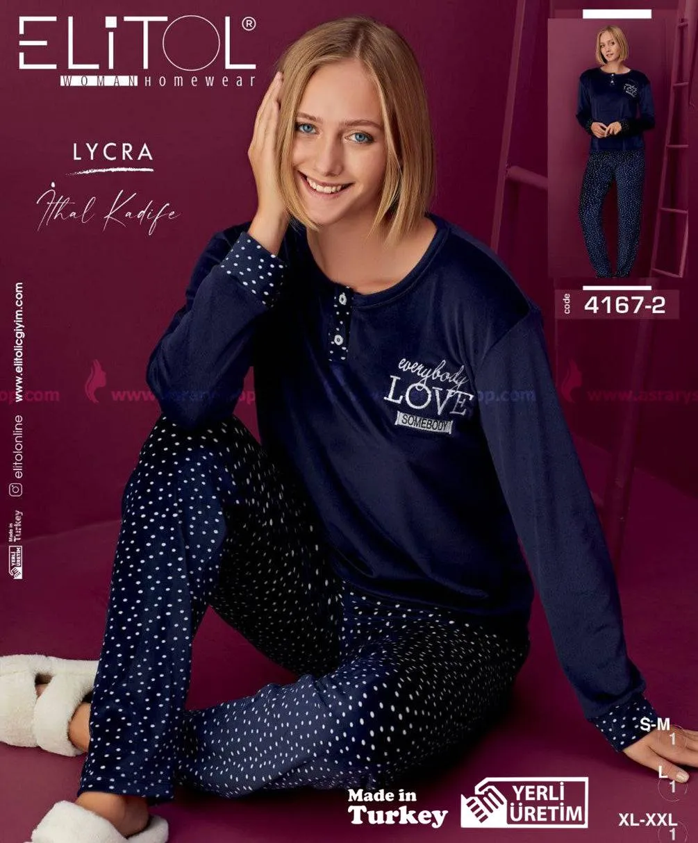 Velvet Pajamas 4167-2