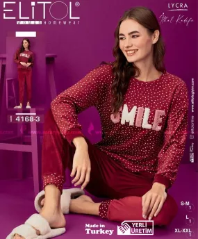 Velvet Pajamas 4168-3