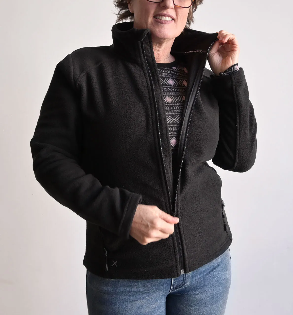 Warm Winter Fleece Zippered Jacket